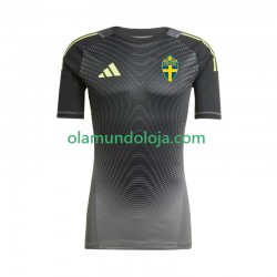 Camisola Suécia Guarda-redes Homem Equipamento Segundo 2025-2026 Manga Curta